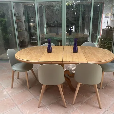 펜션 800m De La Plage, Maison Pour 7 Avec Jardin