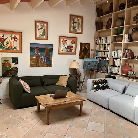 펜션 800m De La Plage, Maison Pour 7 Avec Jardin