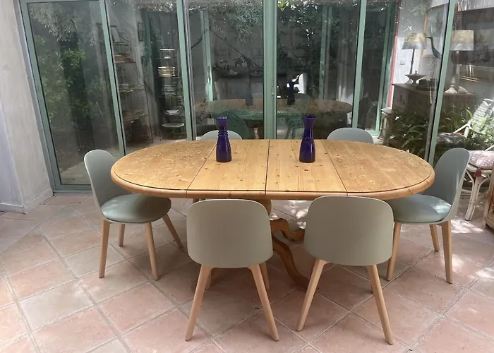 펜션 800m De La Plage, Maison Pour 7 Avec Jardin